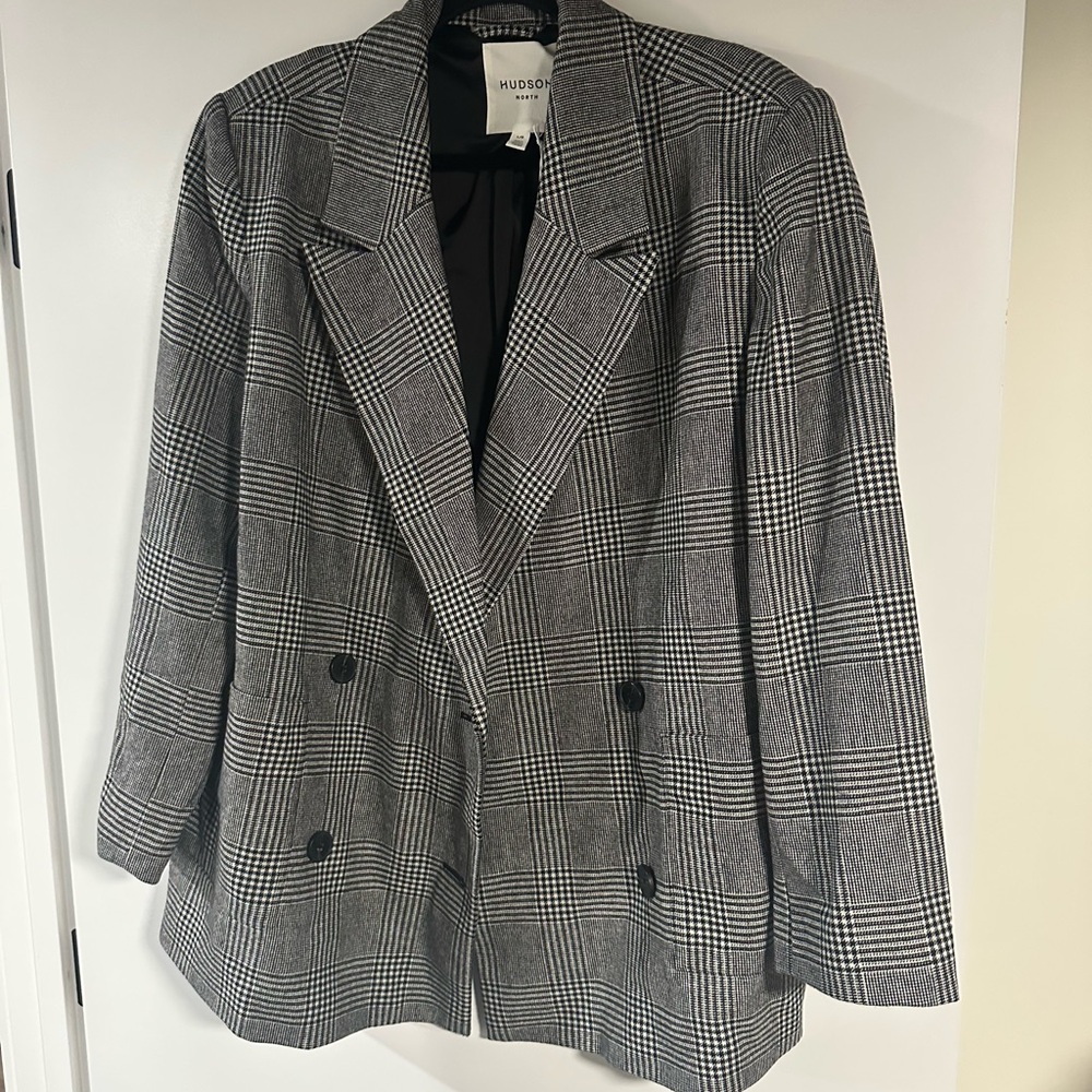 Hudson Gray Plaid Blazer